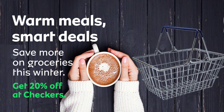 Save up to R2000 on groceries.